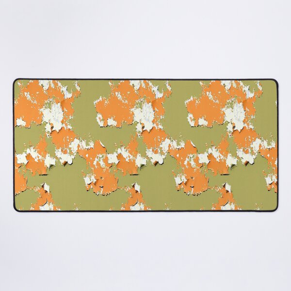 Item preview, Aged Olive and Orange Peeling Paint Plaster designed and sold by Piotrek0001.