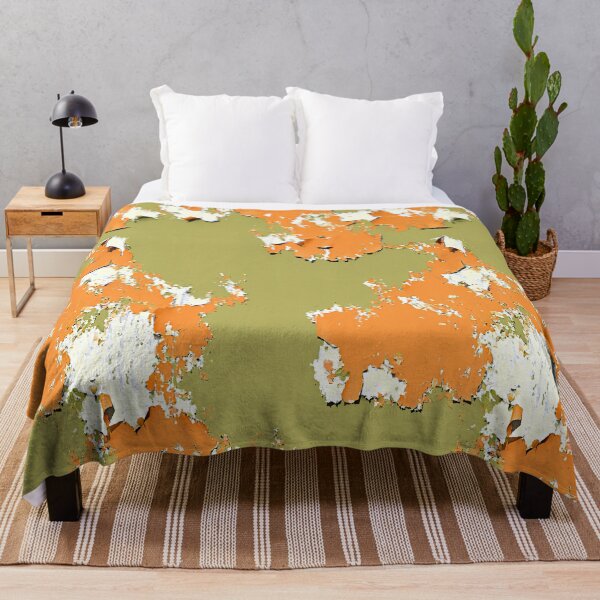 Item preview, Aged Olive and Orange Peeling Paint Plaster designed and sold by Piotrek0001.