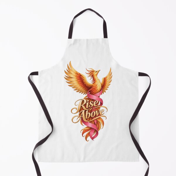Item preview, Rise Above Phoenix Bird Ribbon Cancer Survivor designed and sold by UniversPlant | Blooming with Hope.