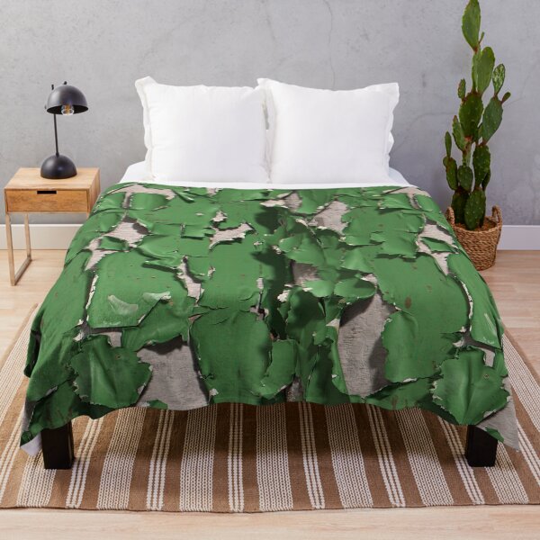 Item preview, Heavy Curling Green Paint on Concrete Wall designed and sold by Piotrek0001.