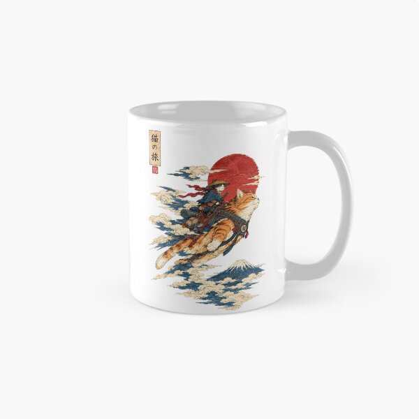 Item preview, Samurai Cat Riding Giant Cat Ukiyo E designed and sold by Dlvznbm.