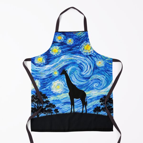Item preview, Funny Giraffe Starry Night Painting Moon Star Zoo Boys Girls designed and sold by FurryHavenPH.