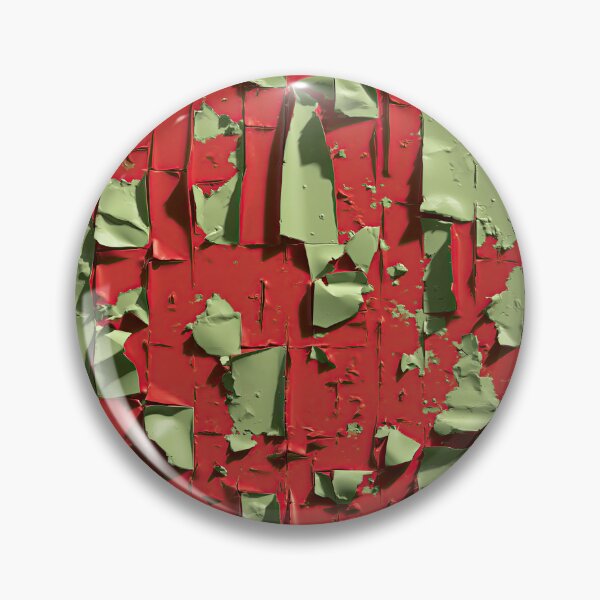 Item preview, Chipped Olive Paint over Red Brick Texture designed and sold by Piotrek0001.