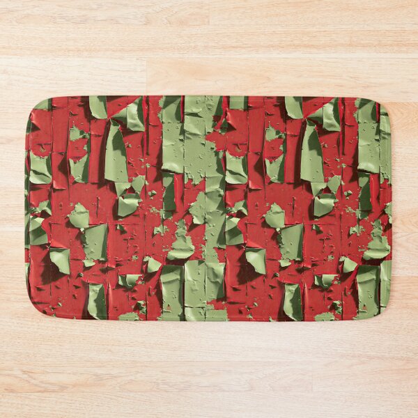 Item preview, Chipped Olive Paint over Red Brick Texture designed and sold by Piotrek0001.