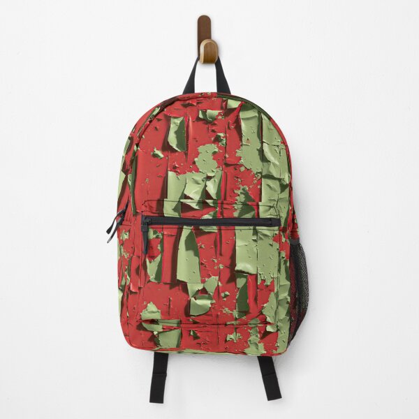 Item preview, Chipped Olive Paint over Red Brick Texture designed and sold by Piotrek0001.