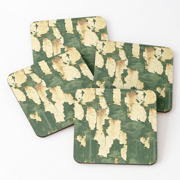 Item preview, Distressed Yellow and Forest Green Peeling Paint designed and sold by Piotrek0001.