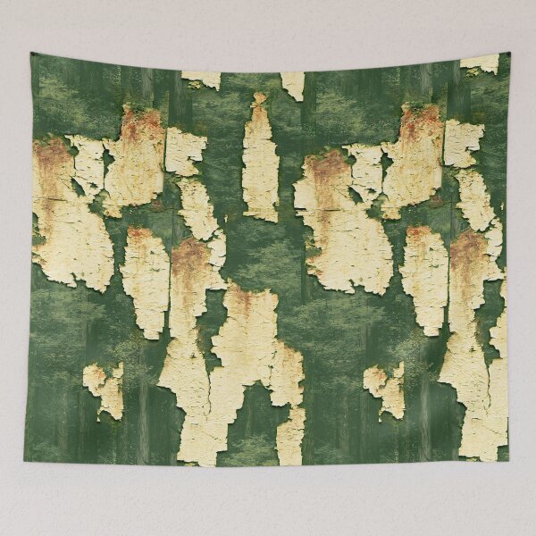 Item preview, Distressed Yellow and Forest Green Peeling Paint designed and sold by Piotrek0001.