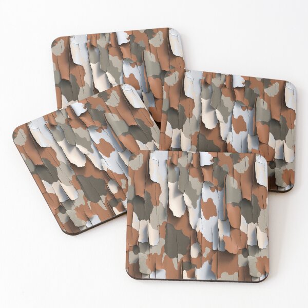 Item preview, Sculptural Brown and White Peeling Paint Chips designed and sold by Piotrek0001.