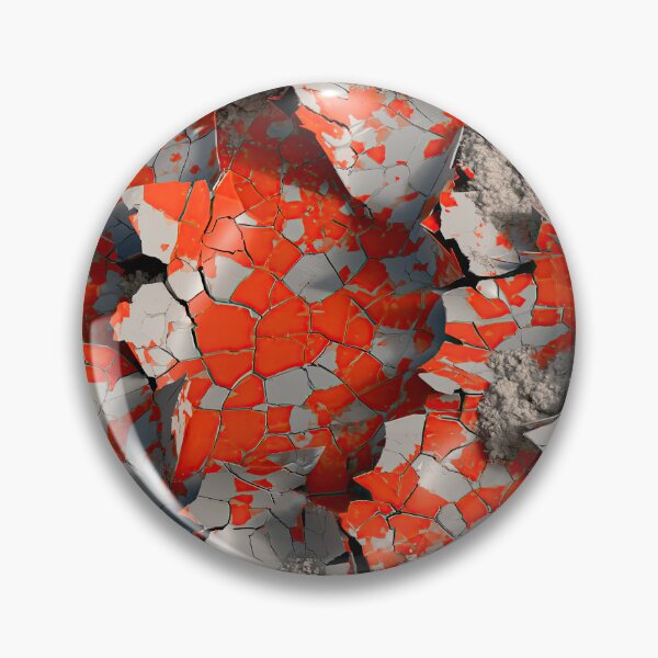 Item preview, High Relief Orange and Grey Flaking Plaster designed and sold by Piotrek0001.