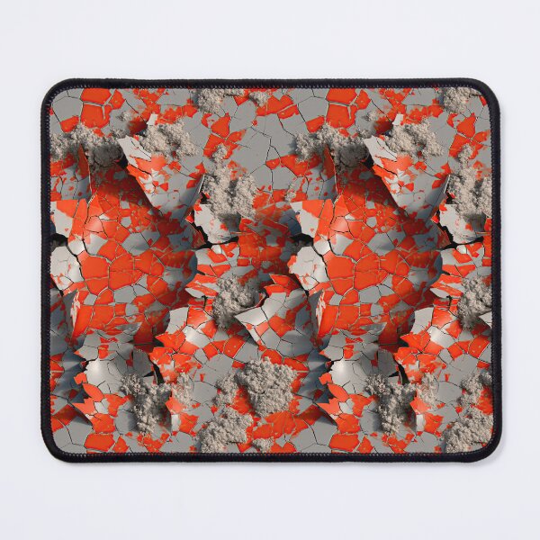 Item preview, High Relief Orange and Grey Flaking Plaster designed and sold by Piotrek0001.
