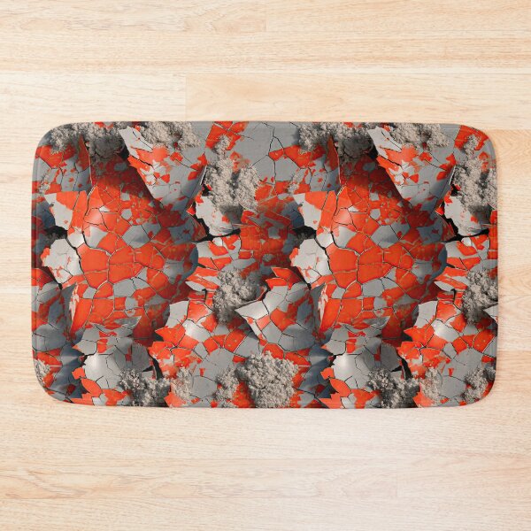 Item preview, High Relief Orange and Grey Flaking Plaster designed and sold by Piotrek0001.