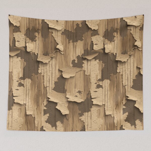 Item preview, Rustic Weathered Beige Peeling Wood Siding designed and sold by Piotrek0001.
