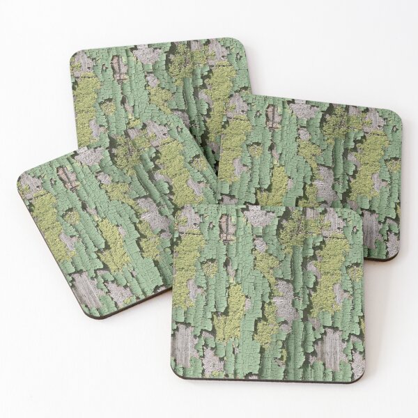 Item preview, Aged Mossy Green Peeling Bark Wood Texture designed and sold by Piotrek0001.