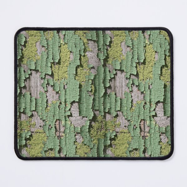 Item preview, Aged Mossy Green Peeling Bark Wood Texture designed and sold by Piotrek0001.