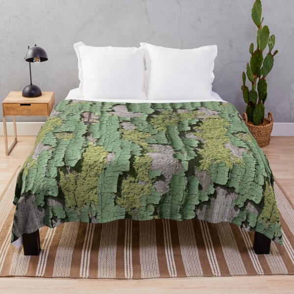 Item preview, Aged Mossy Green Peeling Bark Wood Texture designed and sold by Piotrek0001.
