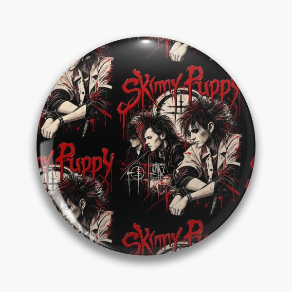 Item preview, Skinny Puppy Band – Vintage Industrial Gothic Dark Music Art designed and sold by chooseur1outfit.