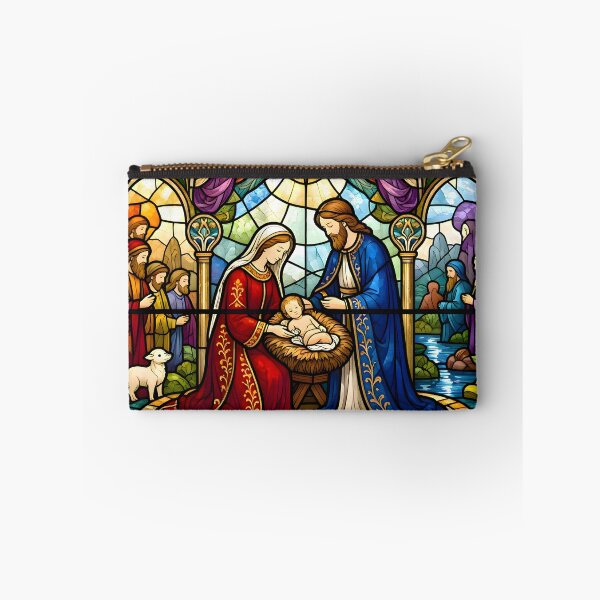 Item preview, Classic Stained Glass Nativity Scene designed and sold by Sybille-Yates.
