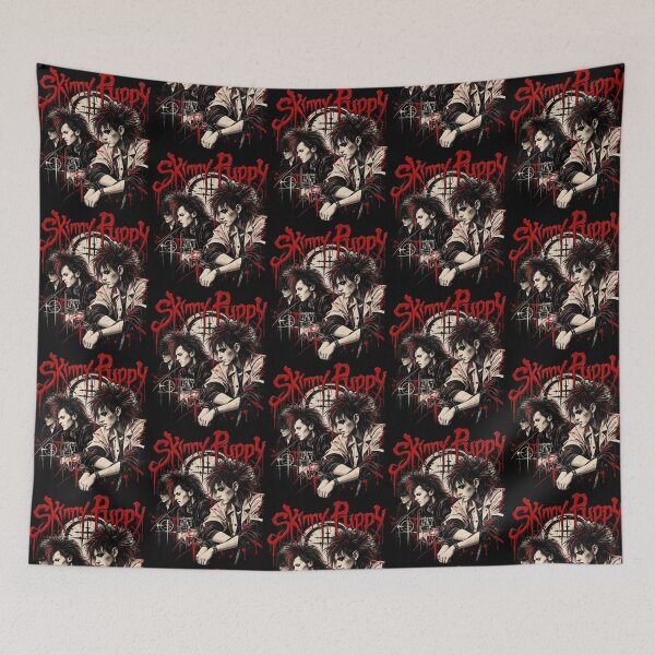 Item preview, Skinny Puppy Band – Vintage Industrial Gothic Dark Music Art designed and sold by chooseur1outfit.