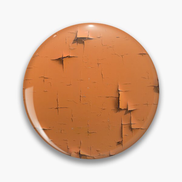 Item preview, Sunbaked Terracotta Orange Peeling Paint Wall designed and sold by Piotrek0001.
