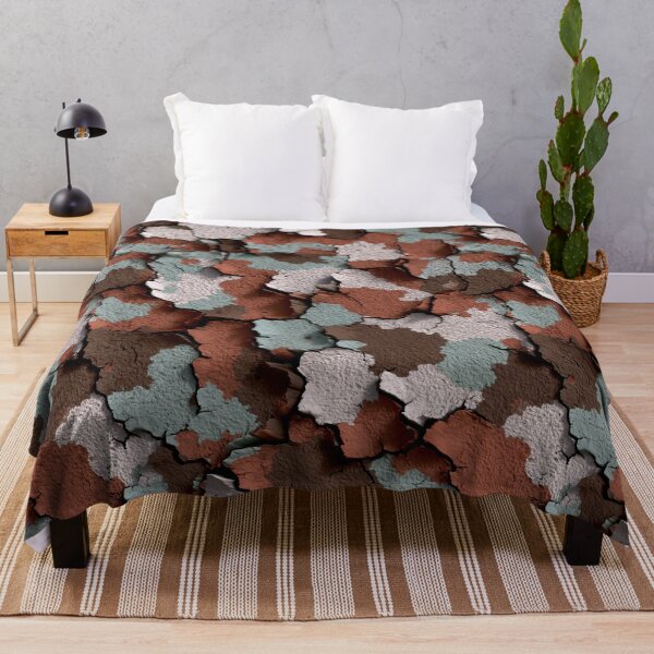 Item preview, Earth Tone Chipped Paint Flakes Relief Art designed and sold by Piotrek0001.