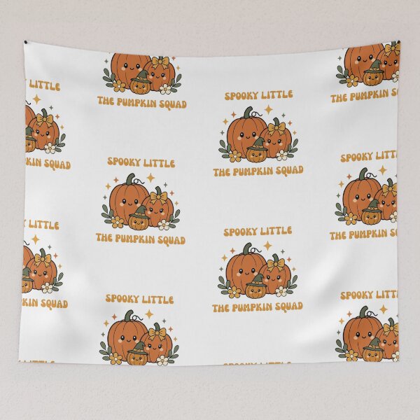 Item preview, Spooky Little Family Cute Pumpkin Squad Halloween Family Sticker Art designed and sold by wildsilencee.