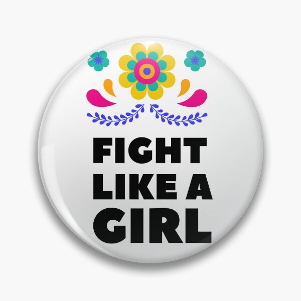 Item preview, Fight Like a Girl Mexican Folk Art Flowers designed and sold by Fani*.
