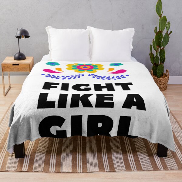Item preview, Fight Like a Girl Mexican Folk Art Flowers designed and sold by Fani*.