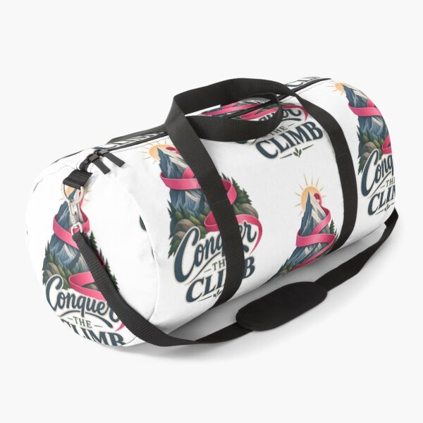 Item preview, Conquer The Climb Mountain Ribbon Cancer Support designed and sold by UniversPlant | Blooming with Hope.