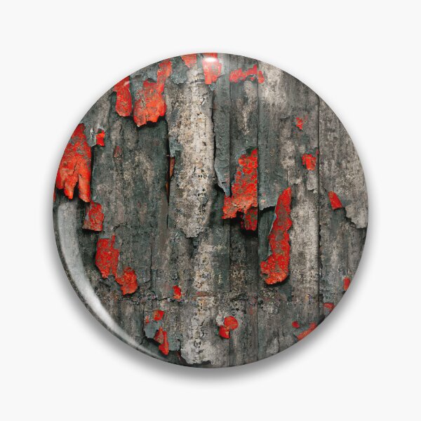 Item preview, Chipped Red Paint on Weathered Grey Timber designed and sold by Piotrek0001.