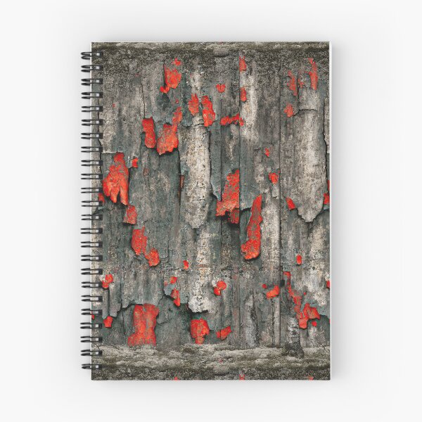Item preview, Chipped Red Paint on Weathered Grey Timber designed and sold by Piotrek0001.
