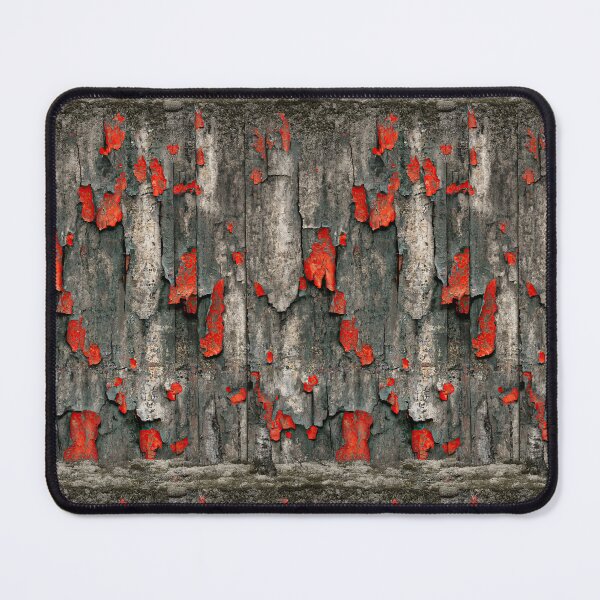 Item preview, Chipped Red Paint on Weathered Grey Timber designed and sold by Piotrek0001.