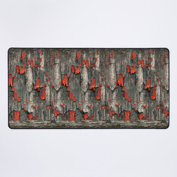Item preview, Chipped Red Paint on Weathered Grey Timber designed and sold by Piotrek0001.