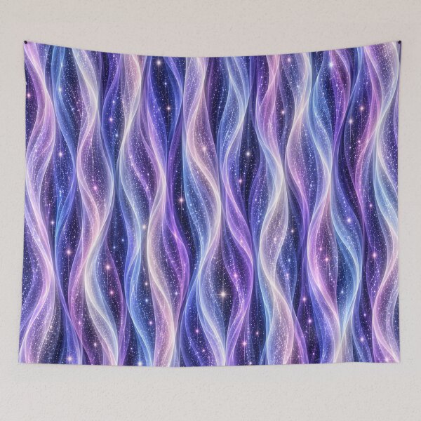 Item preview, Pastel Amethyst Aurora – Lavender Celestial Wave Pattern designed and sold by HO•Designs.