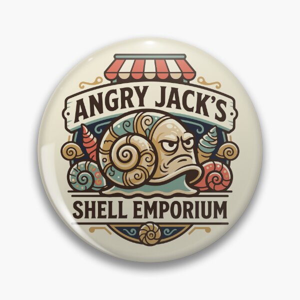 Item preview, Angry Jacks Shell Emporium designed and sold by Trippin-Tito's.