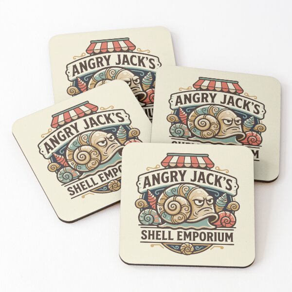Item preview, Angry Jacks Shell Emporium designed and sold by Trippin-Tito's.