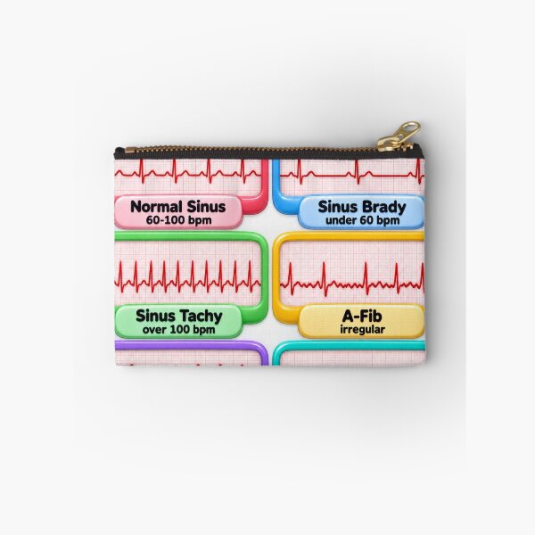 Item preview, EKG Rhythms 3D Study Aid Nursing Student Sticker designed and sold by isokinetic.