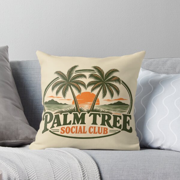 Item preview, Palm Tree Social Club Retro Badge designed and sold by AndyGordon125.
