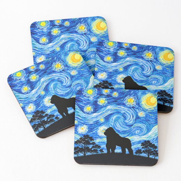 Item preview, Funny Gorilla Starry Night Painting Moon Star Zoo Boys Girls designed and sold by FurryHavenPH.
