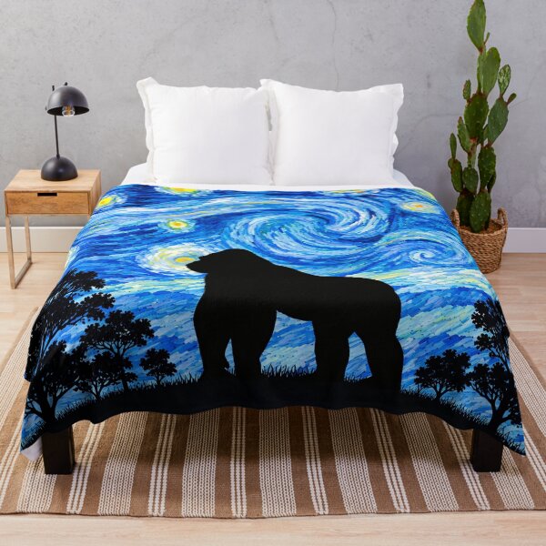 Item preview, Funny Gorilla Starry Night Painting Moon Star Zoo Boys Girls designed and sold by FurryHavenPH.