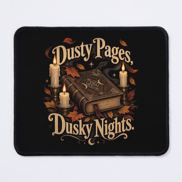 Item preview, Dusty Pages Dusky Nights Vintage Spellbook Candles Halloween designed and sold by Neon Bones Studio.