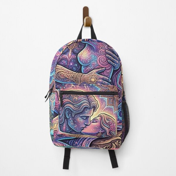 Item preview, Rodin's The Kiss - Psychedelic Lovers Art designed and sold by Lucid Dream Pixel.