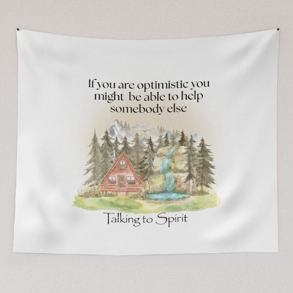 Item preview, Being optimistic will allow you to help others.  designed and sold by TalkingToSpirit.