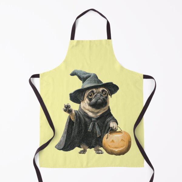 Item preview, Cute pug dressed as a wizard's hat, Halloween pumpkin designed and sold by Mauswohn.