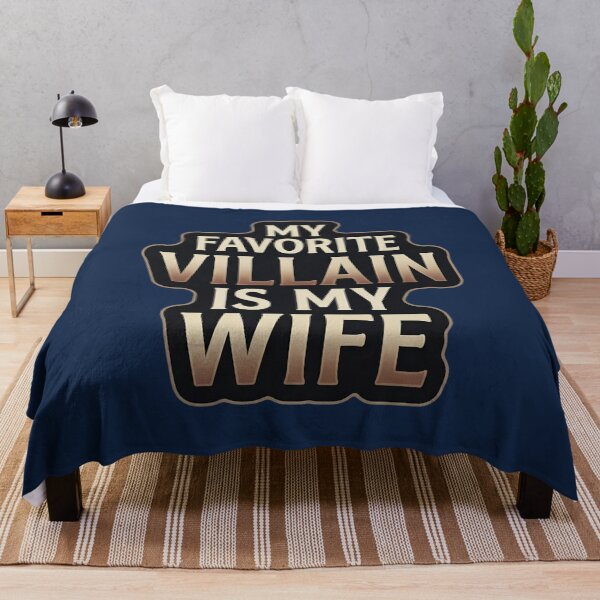 Item preview, My Favorite Villain Is My Wife – Funny Marriage Humor designed and sold by Endless7Art.