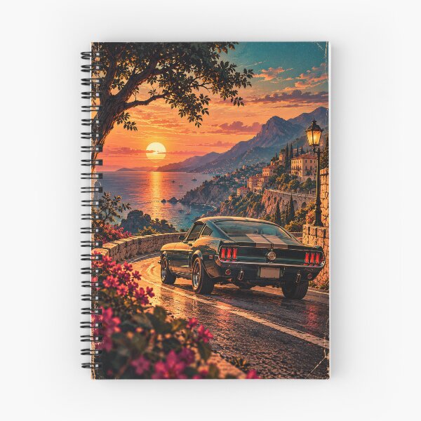 Item preview, Vintage Car Coastal Sunset Drive designed and sold by Smoimi.