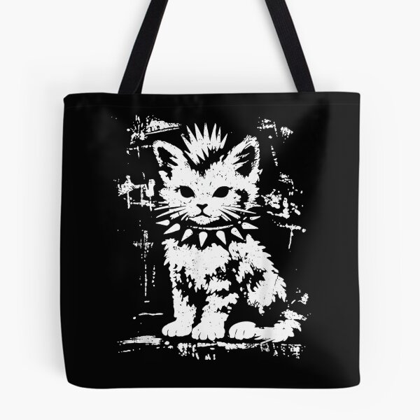 Item preview, Punk Cat Mohawk Spiked Collar Gothic Rock designed and sold by Byhergawaa.