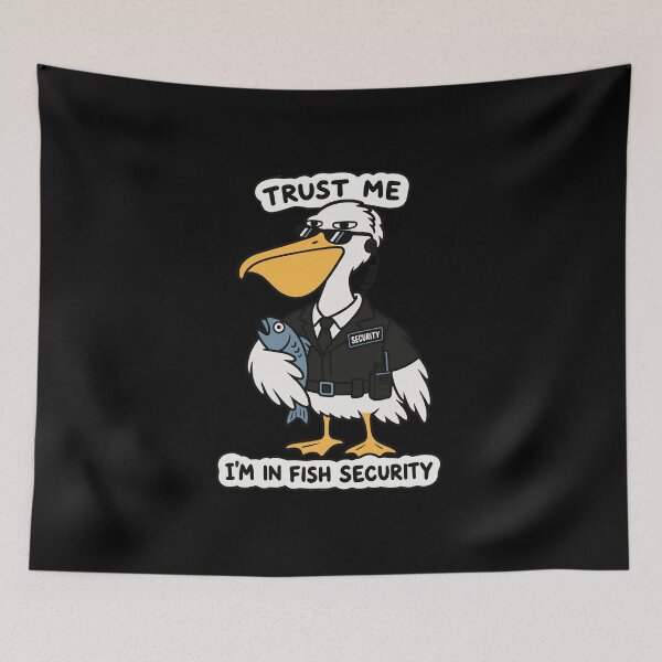 Item preview, Pelican x security guard designed and sold by The  Knick Knack Nook.
