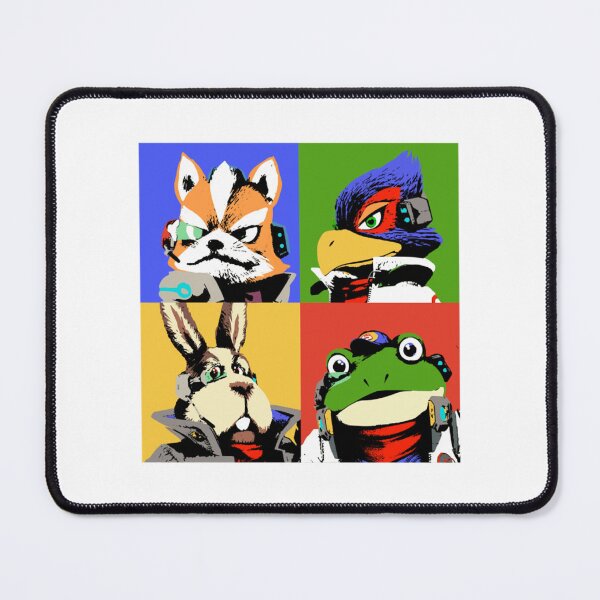 Item preview, Star Fox Warhol Pop Art Characters designed and sold by DomenicCrist.