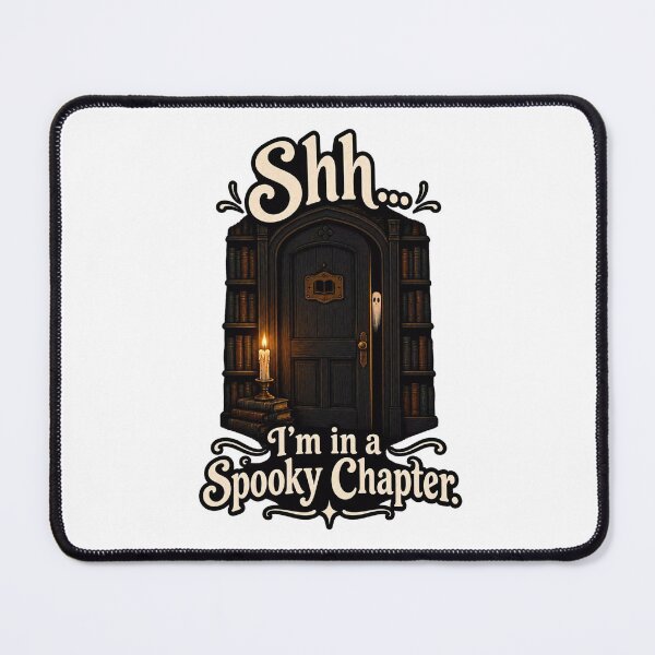 Item preview, Shh Im In A Spooky Chapter Gothic Library Ghost Halloween designed and sold by Neon Bones Studio.