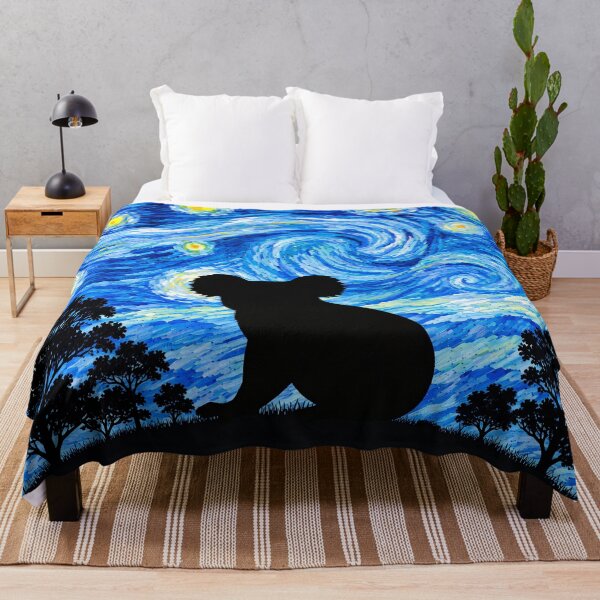 Item preview, Funny Koala Starry Night Painting Moon Star Zoo Boys Girls designed and sold by FurryHavenPH.